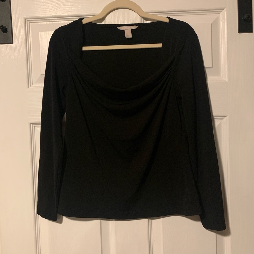 Black Banana Republic Cowl Neck Top